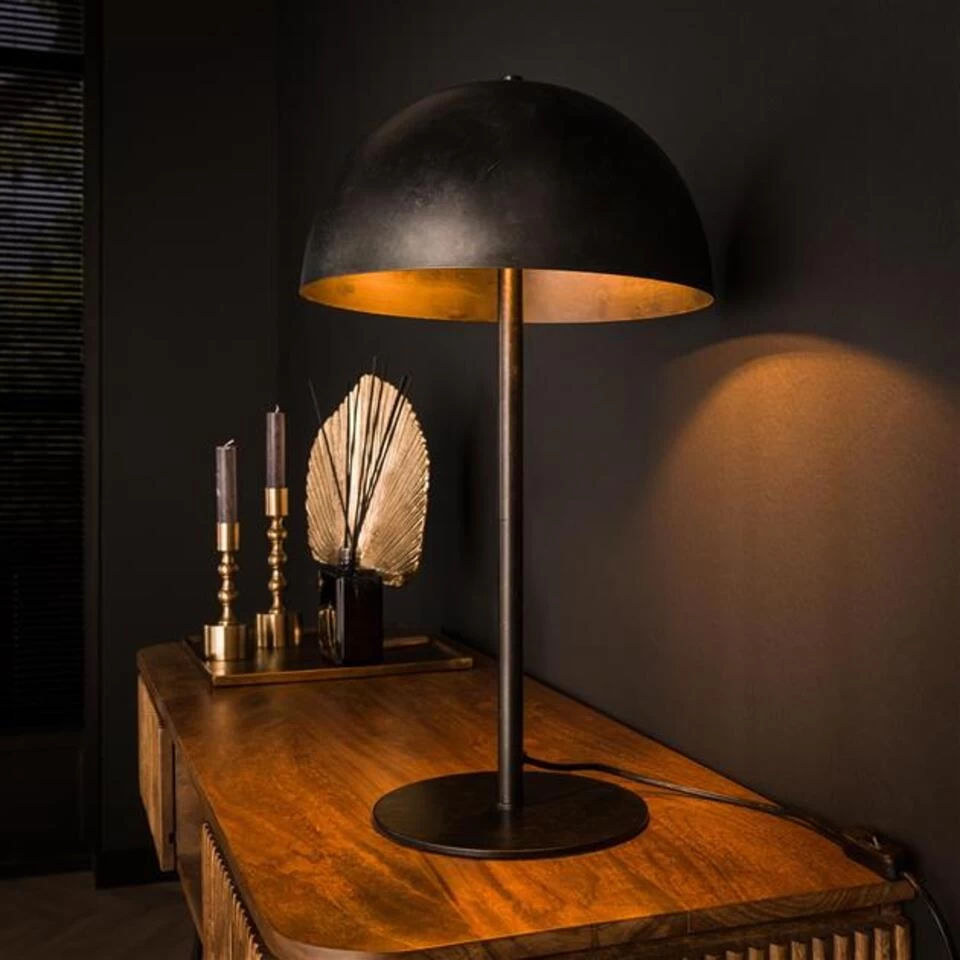 Hoyz - Tafellamp 2L Shield Metal - Donkergrijs - Afbeelding 2