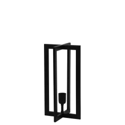 Tafellamp Mace - Zwart - 25x21x40cm