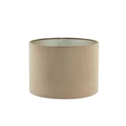 Cilinder Lampenkap Velours - Bruin - Ø40x30cm