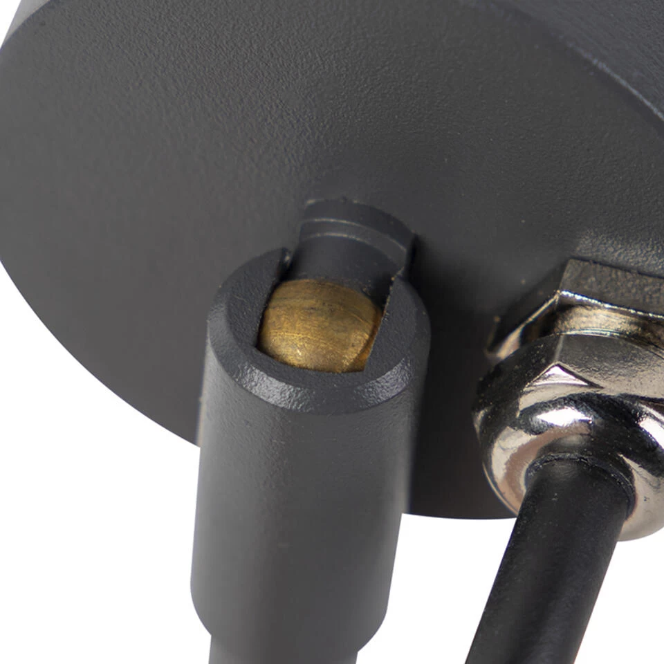 QAZQA Prikspot Antraciet Verstelbaar IP44 - Solo - Afbeelding 4