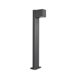 QAZQA Industriële Staande Buitenlamp Antraciet 65 Cm IP44 - Baleno