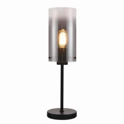 Freelight Tafellamp Ventotto - 1 Lichts - 16 X58 Cm - Zwart