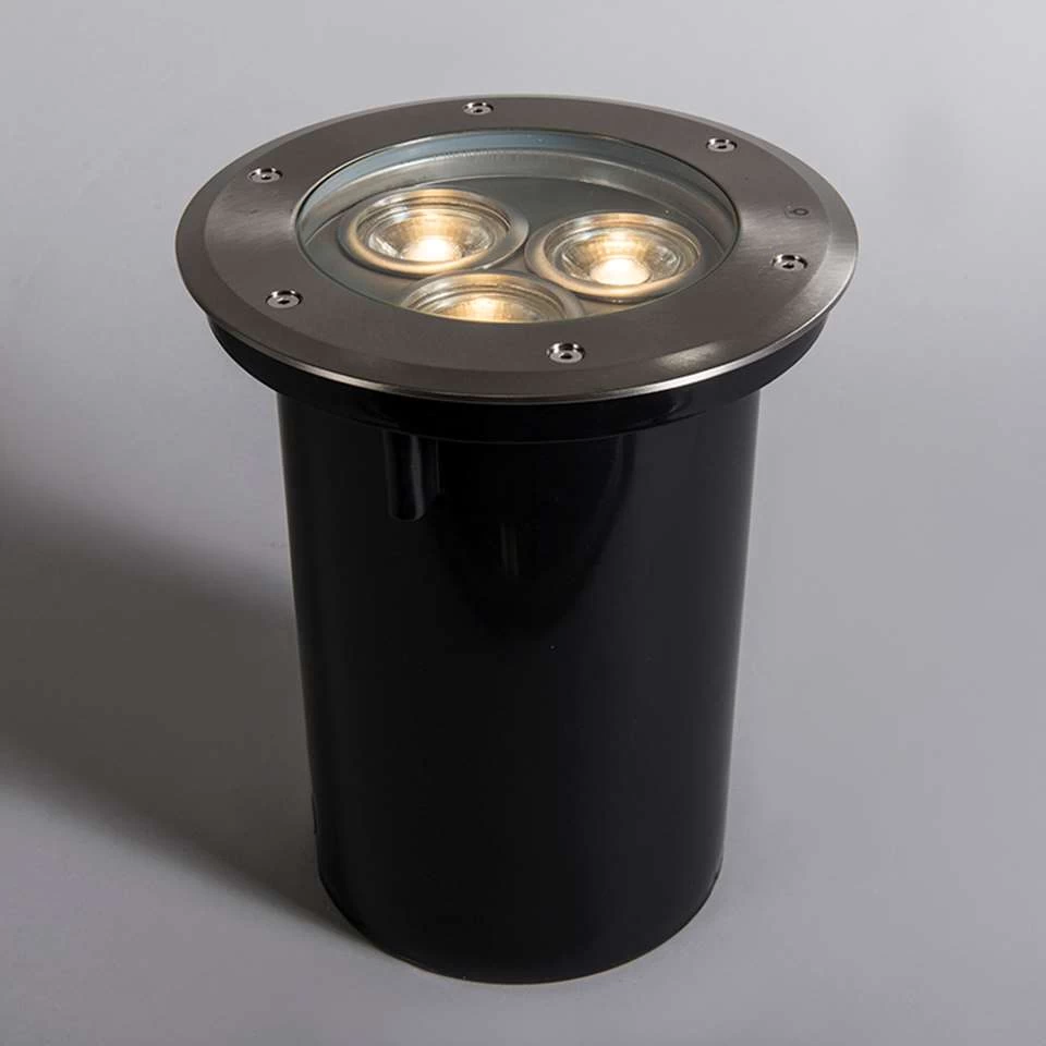 QAZQA Grondspot Staal RVS IP67 - Tribus - Afbeelding 3