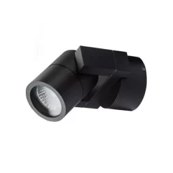 Artdelight Wandlamp Single - 1 Lichts - 7.2 X10 Cm - Zwart