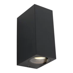 Steinhauer Buitenlamp Logan - 2 Lichts - 7x15 Cm - Zwart
