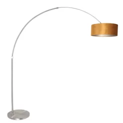 Steinhauer Vloerlamp Sparkled - 1 Lichts - 130-190x230 Cm - Staal