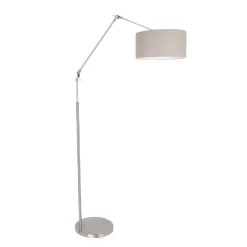 Steinhauer Vloerlamp Prestige - 1 Lichts - 145x250 Cm - Staal