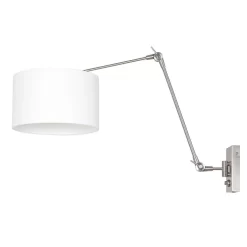 Steinhauer Wandlamp Prestige - 1 Lichts - 30-90x50 Cm - Staal