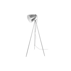 Leitmotiv Vloerlamp Luxury Mingle - 3 Poten, Geborsteld Nikkel - 145x26,5cm
