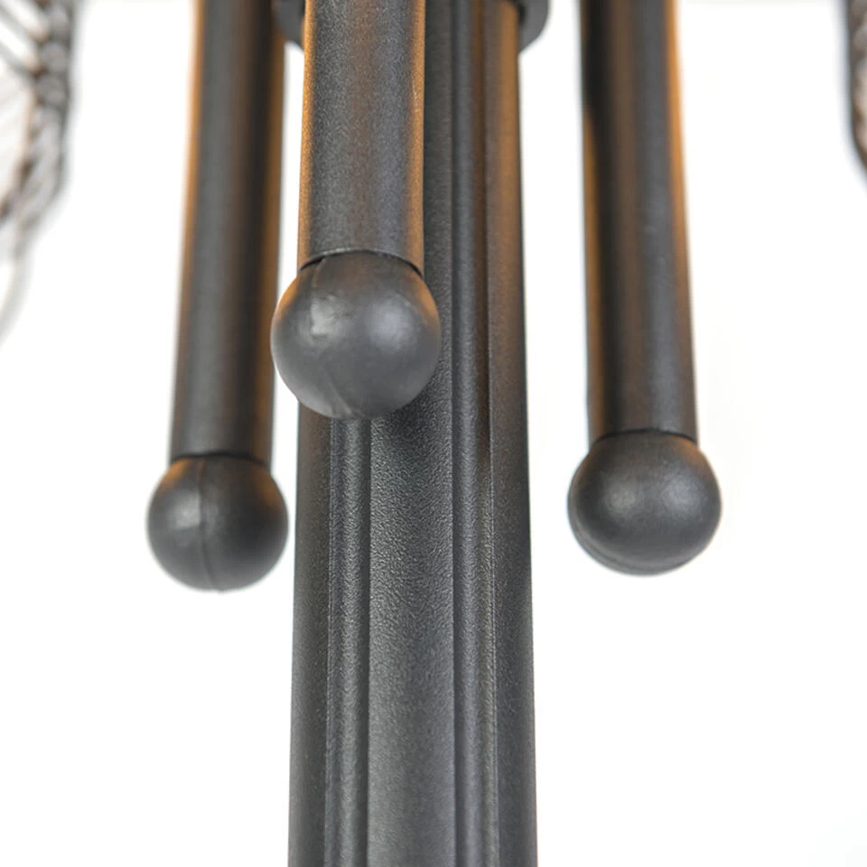 QAZQA Landelijke Buitenlamp Zwart 3-lichts IP44 - Guardado - Afbeelding 4