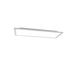 QAZQA Moderne Plafondlamp Staal Incl. LED 80 Cm - Liv