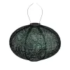 Lumiz Solar Buitenlampion Paisley Oval - Solar Tuinverlichting - 40 Cm - Groen