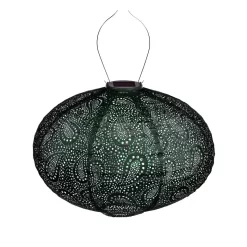 Lumiz Solar Buitenlampion Paisley Oval - Solar Tuinverlichting - 40 Cm - Groen
