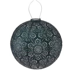 Lumiz Solar Buitenlampion Fiore Rond - Solar Tuinverlichting - 40 Cm - Groen