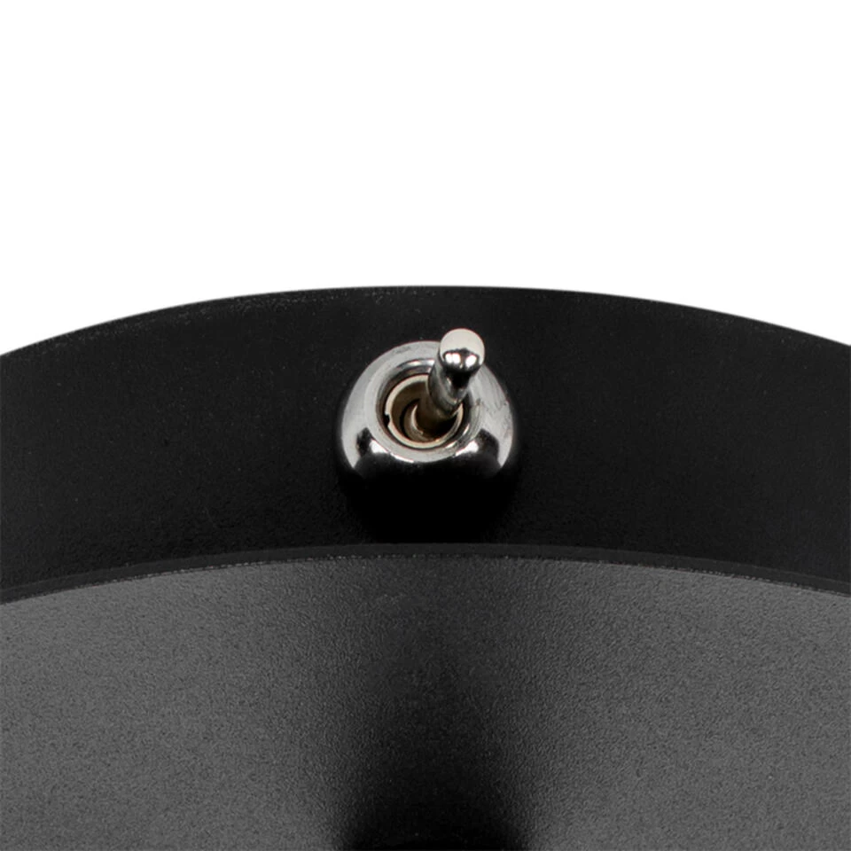 QAZQA Landelijke Spot Zwart Verstelbaar Met Smoke Glas - Athens - Afbeelding 4