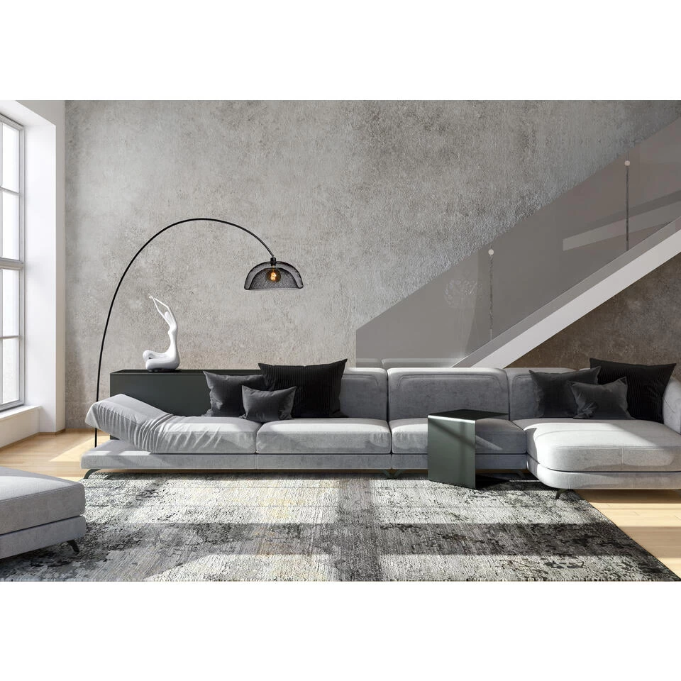 Lucide MESH Vloerlamp - Zwart - Afbeelding 4