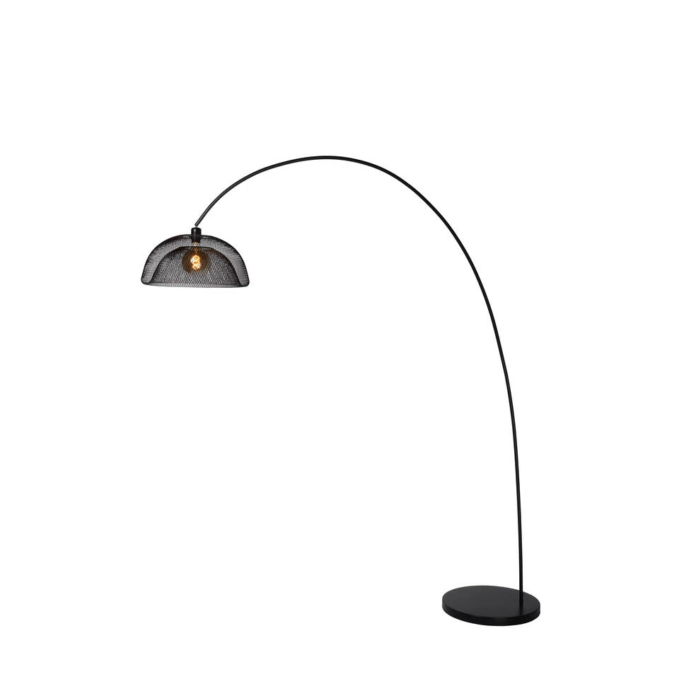 Lucide MESH Vloerlamp - Zwart