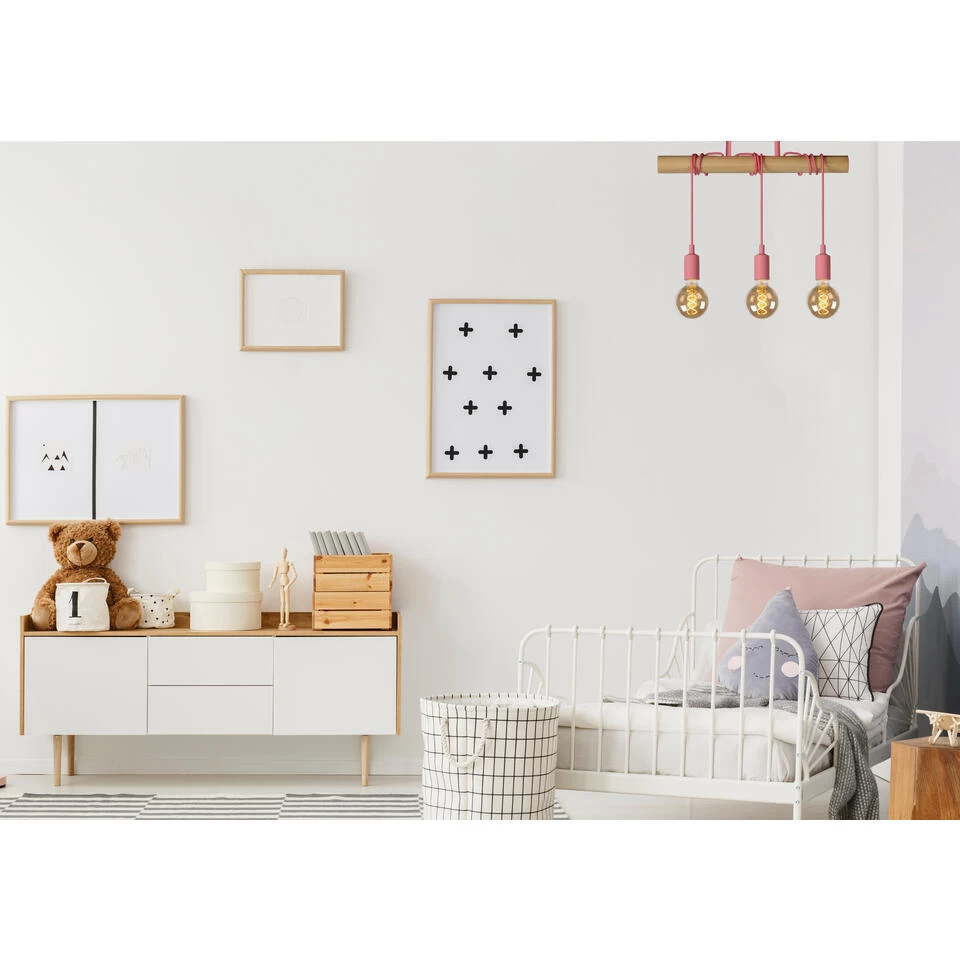 Lucide POLA Plafonnière - Roze - Afbeelding 2