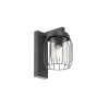 QAZQA Moderne Buiten Wandlamp Zwart IP44 - Luc