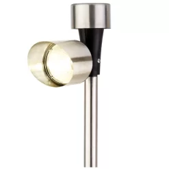 Lumineo Prikspot - Solar - Solar - Zilverkleurig - RVS - 23 Cm