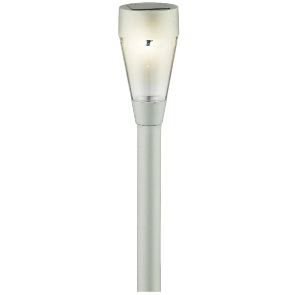 Lumineo Prikspot - Solar - Zilverkleurig - 32 Cm