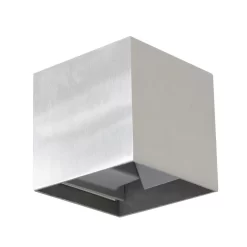 Steinhauer Buitenlamp Boxx - 2 Lichts - 10x9.8 Cm - Mat Chroom