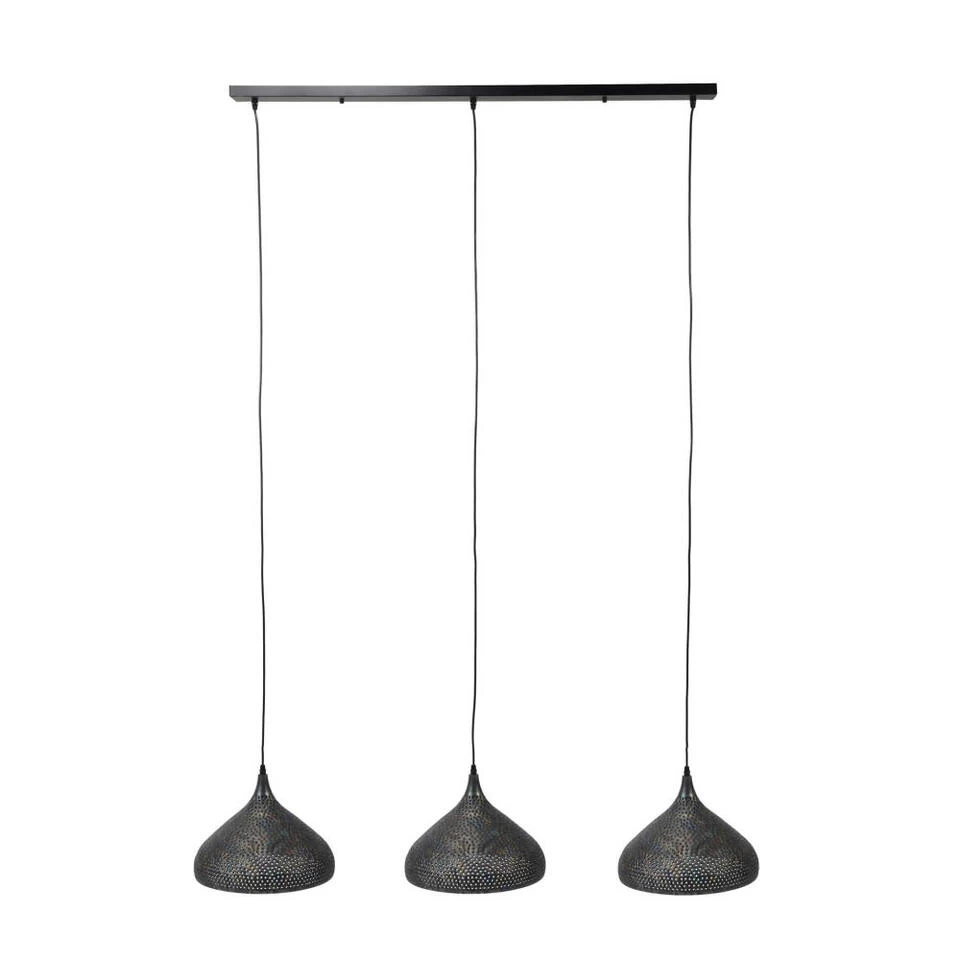 Giga Meubel Hanglamp 3-Lichts - Ø32cm - Metaal - Lamp Punch Trechter