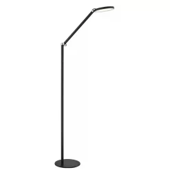 Highlight Vloerlamp Ufficio - 1 Lichts - 22 X135 Cm - Zwart