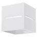 Sollux Wandlamp Lobo - 1 Lichts - 12 X10 Cm - Wit