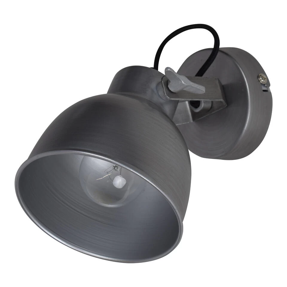 Wandlamp Industrial Large Ø14cm Antique Zink - Afbeelding 4