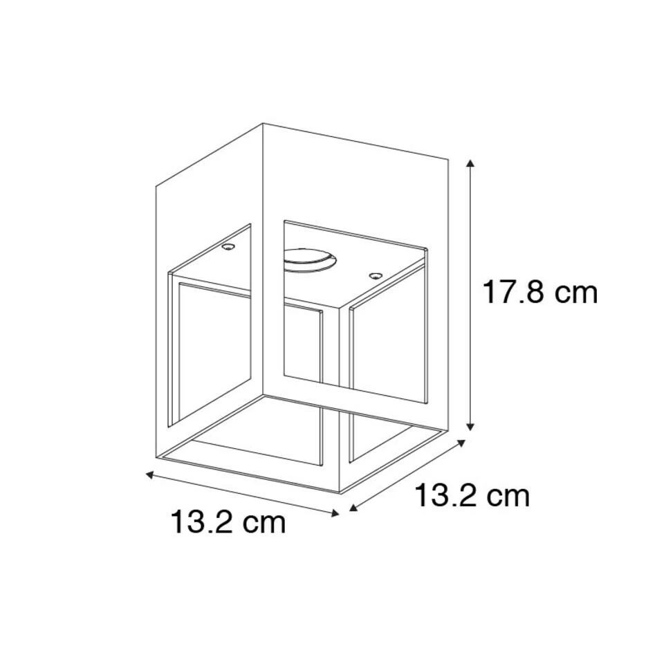 QAZQA Moderne Plafondlamp Zwart - Cela - Afbeelding 3