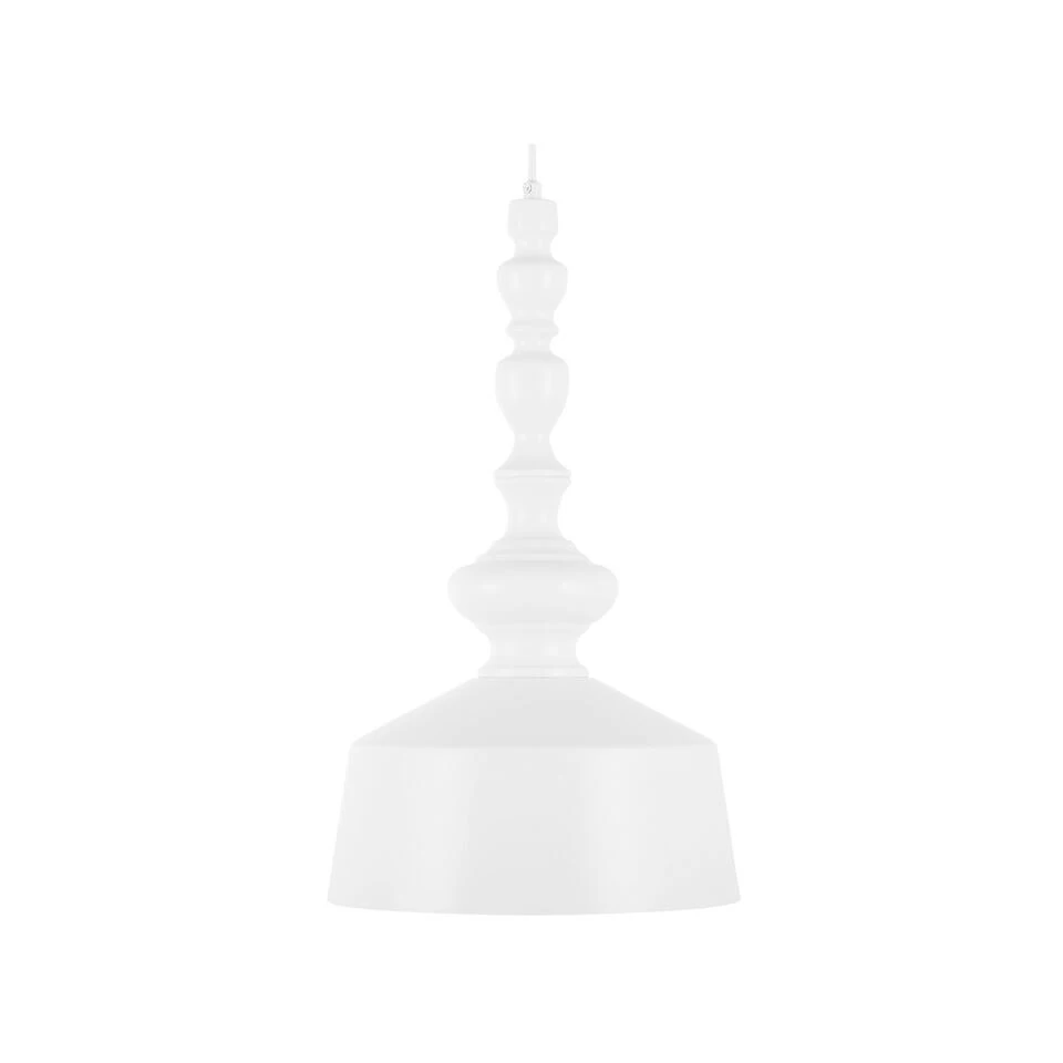 Beliani Hanglamp DRIVA - Wit Metaal