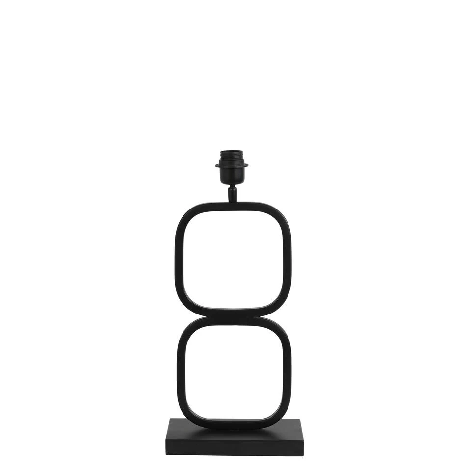 Tafellamp Lutika/Livigno - Zwart/Zwart - Ø30x67cm - Afbeelding 2