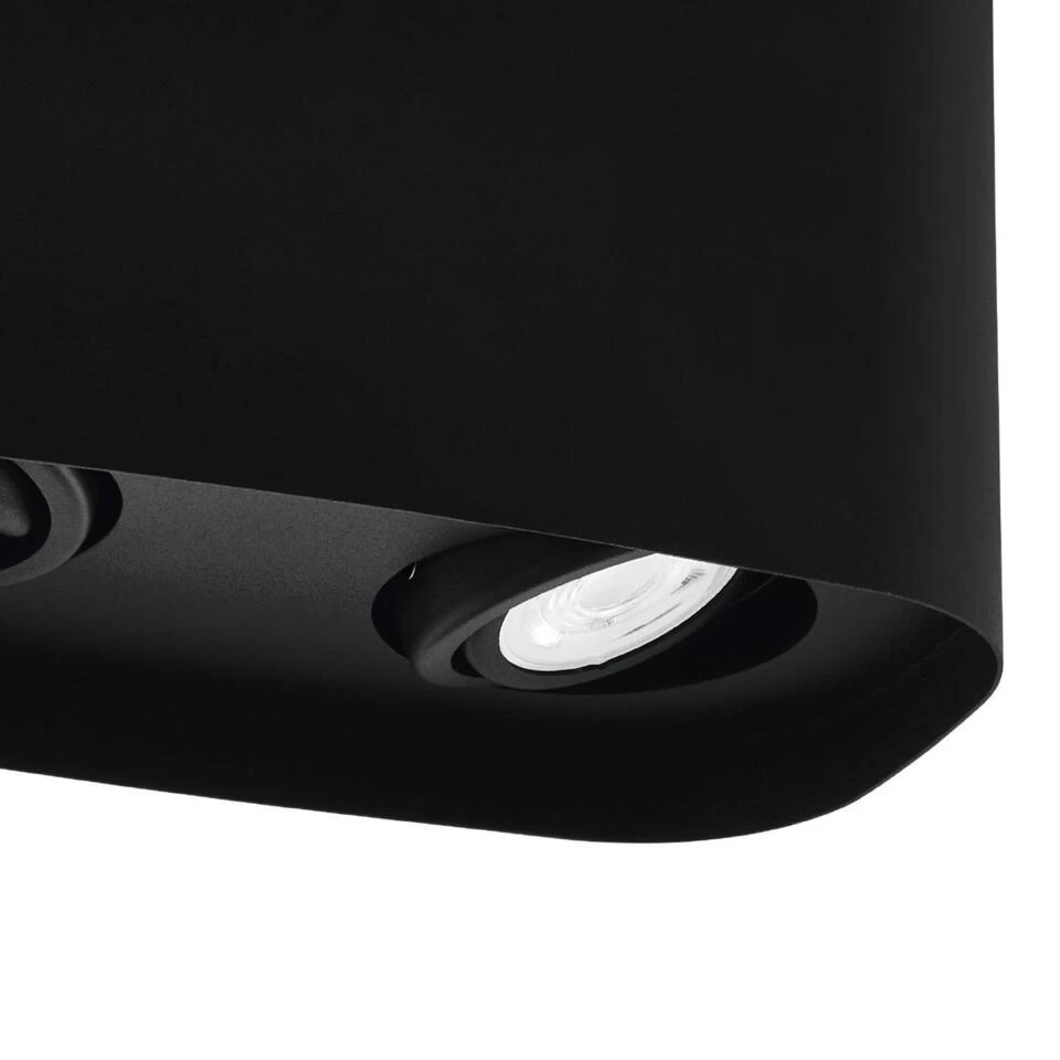 EGLO Arenzano Plafondlamp - GU10 - 24 Cm - Zwart - Afbeelding 2