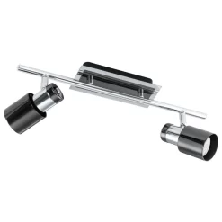 EGLO Davida 1 - Plafondspots - 2 Lichts - Nikkel-Nero