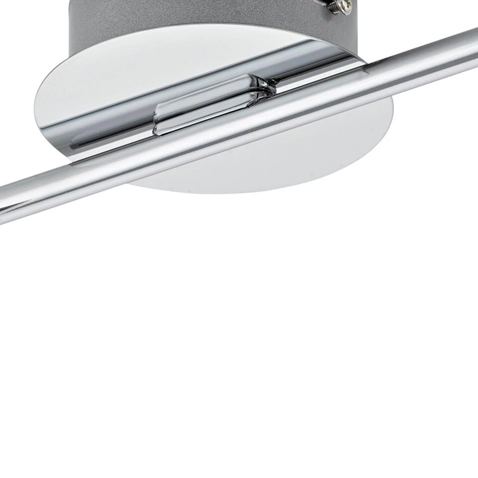 EGLO Salto - Spot - 2 Lichts - Chroom - Gesatineerd - Afbeelding 2