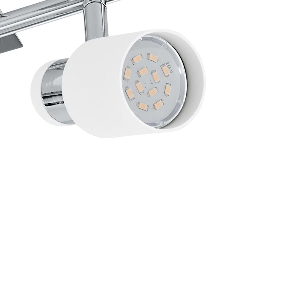 EGLO Davida - Plafondspots - 2 Lichts - Chroom, Wit - Afbeelding 2