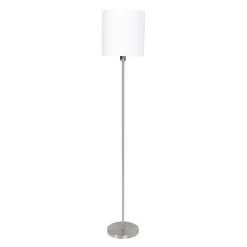 Mexlite Vloerlamp - 1 Lichts - 30x160 Cm - Staal