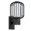 EGLO Ravello Wandlamp Buiten - E27 - 16,5 Cm - Zwart/Wit