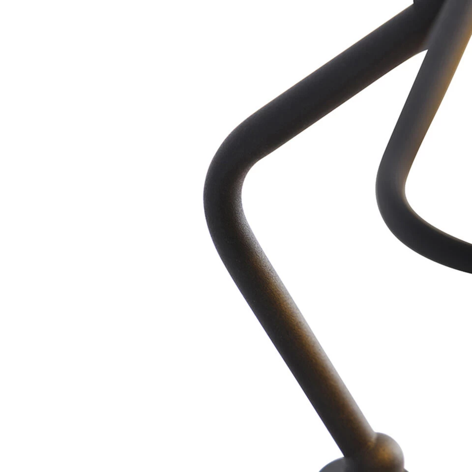 QAZQA Klassieke Notarislamp Zwart Met Opaal Glas - Banker - Afbeelding 2