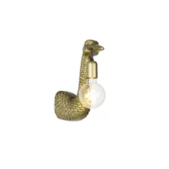 QAZQA Vintage Wandlamp Messing - Animal Camel Bird
