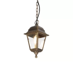 QAZQA Klassieke Buiten Hanglamp Antiek Goud IP44 - Capital
