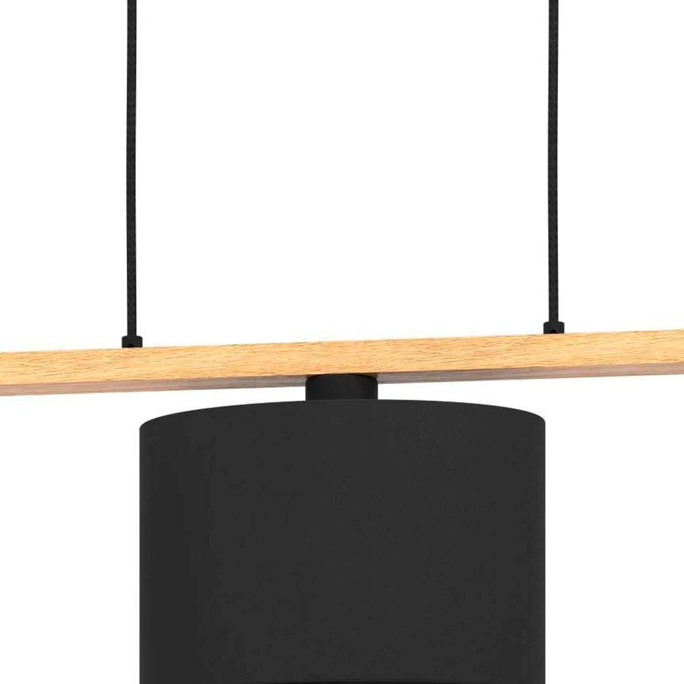 EGLO Castralvo Hanglamp - E27 - 97,5 Cm - Bruin/Zwart - Afbeelding 3