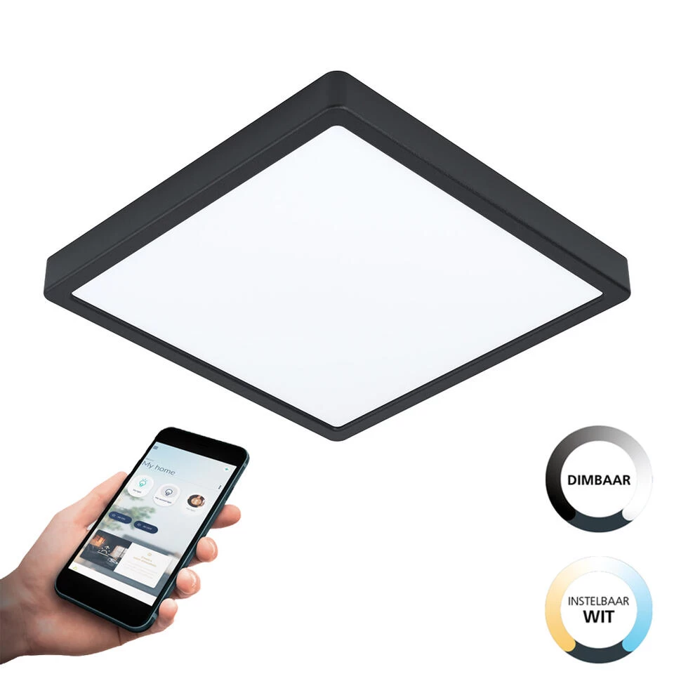 EGLO connect.z Argolis-Z Smart Opbouwlamp Buiten - 28,5 cm - Zwart - Afbeelding 3