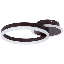 Beliani Plafondlamp GLYDE - Bruin Aluminium