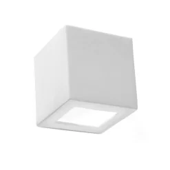Sollux Wandlamp Leo - 1 Lichts - 14 X14 Cm - Wit