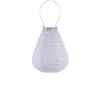 Lumiz - Solar Lampion Paisley Tulip - 20 Cm - Silver