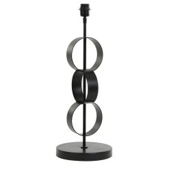 Light & Living - Lampvoet CIRCULUM - 25x25x60 - Zwart