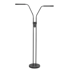 Highlight Vloerlamp Murcia 2 Lichts - H 145 Cm - Zwart
