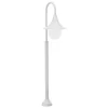 VidaXL Paalverlichting Tuin E27 120 Cm Aluminium Wit